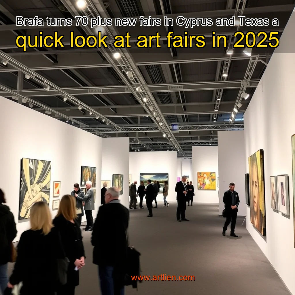 Artistic representation for Brafa turns 70 plus new fairs in Cyprus and Texas a quick look at art fairs in 2025