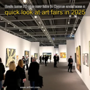 Artistic representation for Brafa turns 70 plus new fairs in Cyprus and Texas a quick look at art fairs in 2025