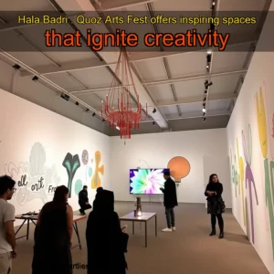 Artistic representation for Hala Badri : Quoz Arts Fest offers inspiring spaces that ignite creativity
