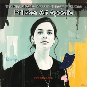 Artistic representation for The Rise of Abby Pucker Chicago Next Gen Pritzker Art Apostle