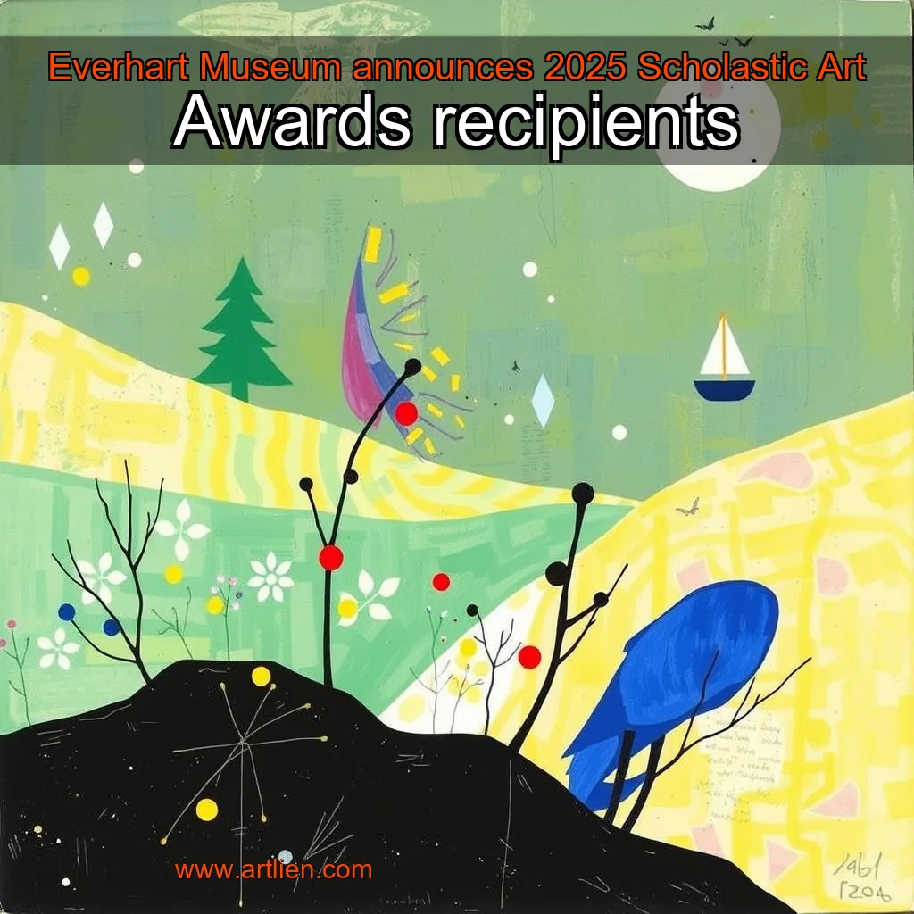 Artistic representation for Everhart Museum announces 2025 Scholastic Art Awards recipients