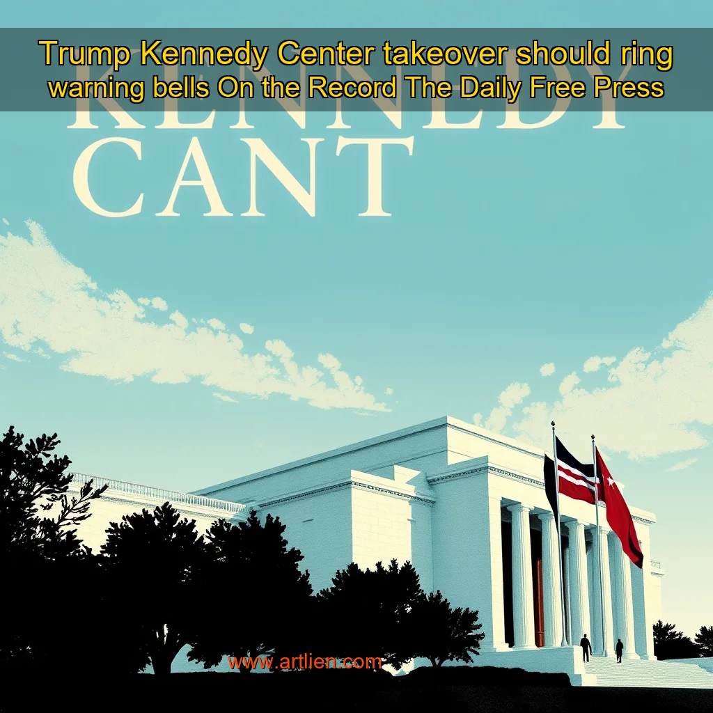 Artistic representation for Trump Kennedy Center takeover should ring warning bells On the Record The Daily Free Press