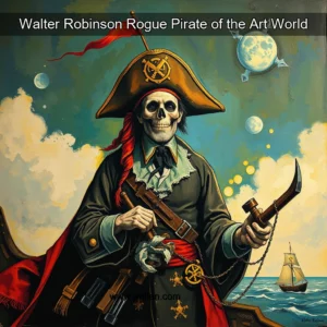 Artistic representation for Walter Robinson Rogue Pirate of the Art World
