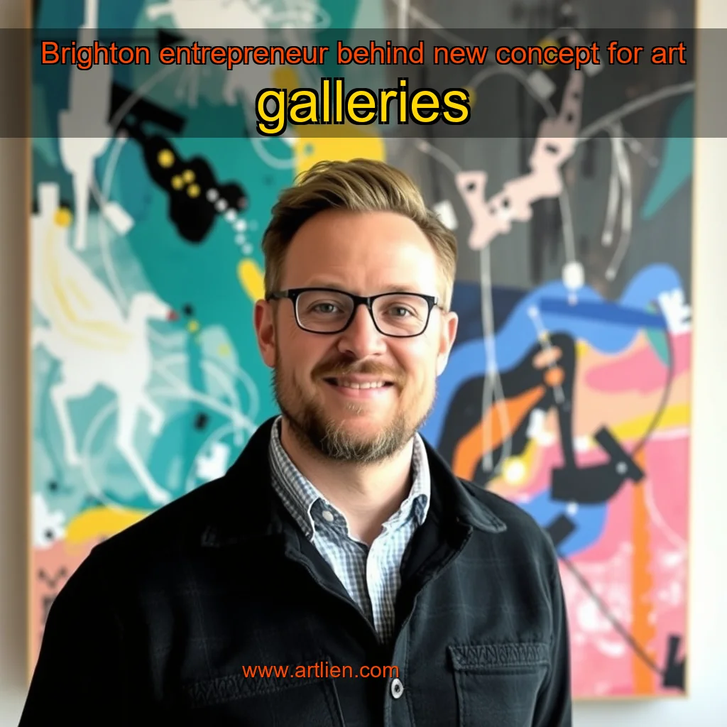 Artistic representation for Brighton entrepreneur behind new concept for art galleries