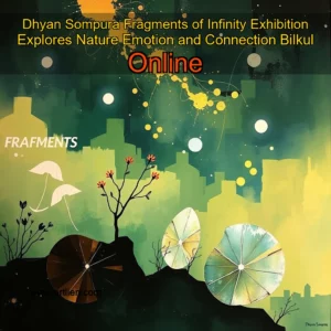 Artistic representation for Dhyan Sompura Fragments of Infinity Exhibition Explores Nature Emotion and Connection Bilkul Online
