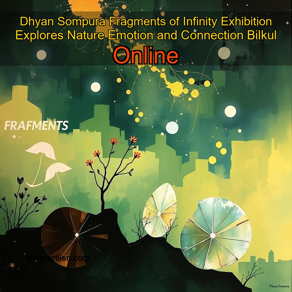 Artistic representation for Dhyan Sompura Fragments of Infinity Exhibition Explores Nature Emotion and Connection Bilkul Online