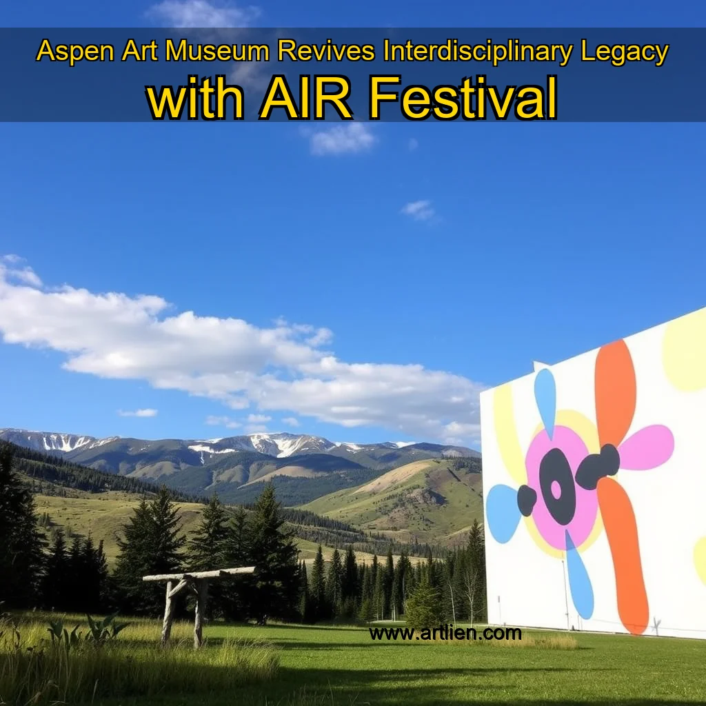 Artistic representation for Aspen Art Museum Revives Interdisciplinary Legacy with AIR Festival