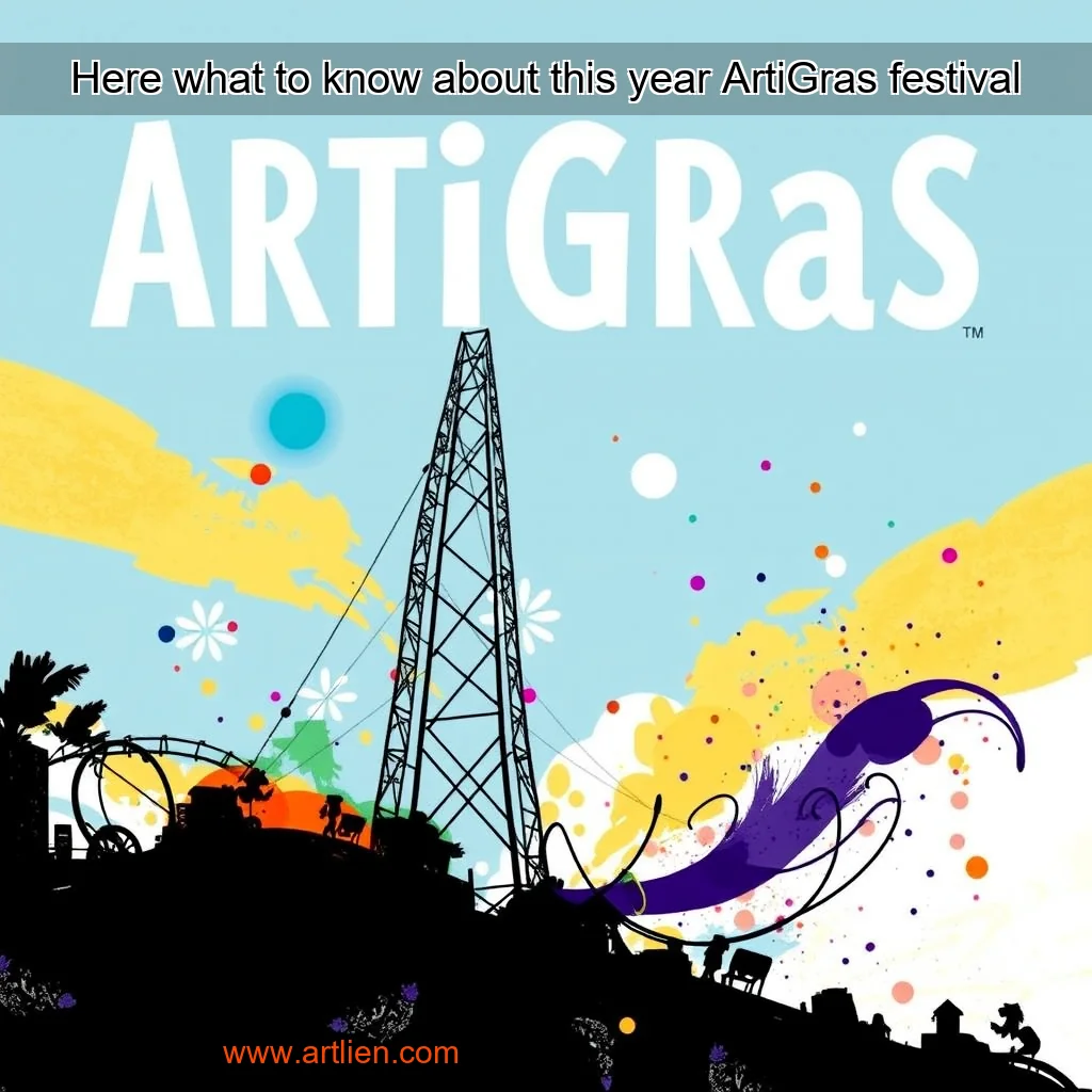 Artistic representation for Here what to know about this year ArtiGras festival