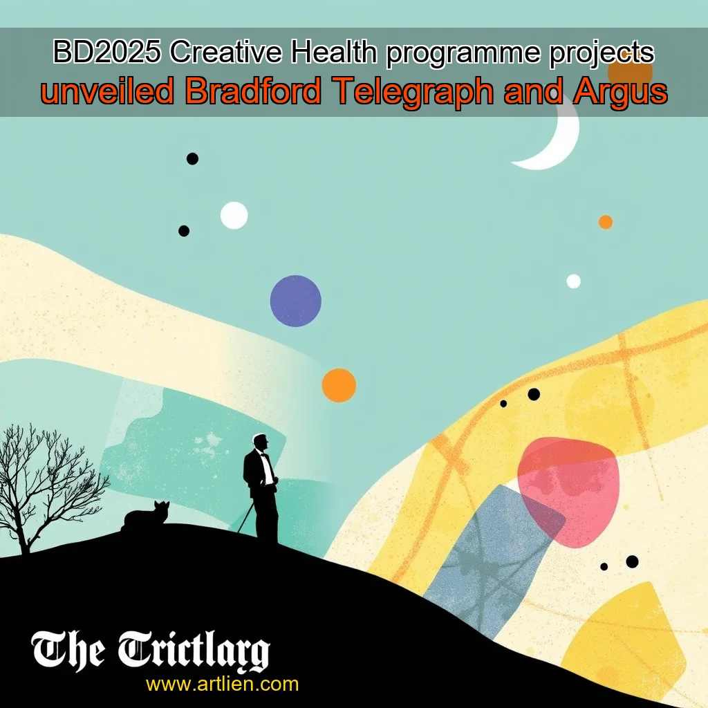 Artistic representation for BD2025 Creative Health programme projects unveiled Bradford Telegraph and Argus