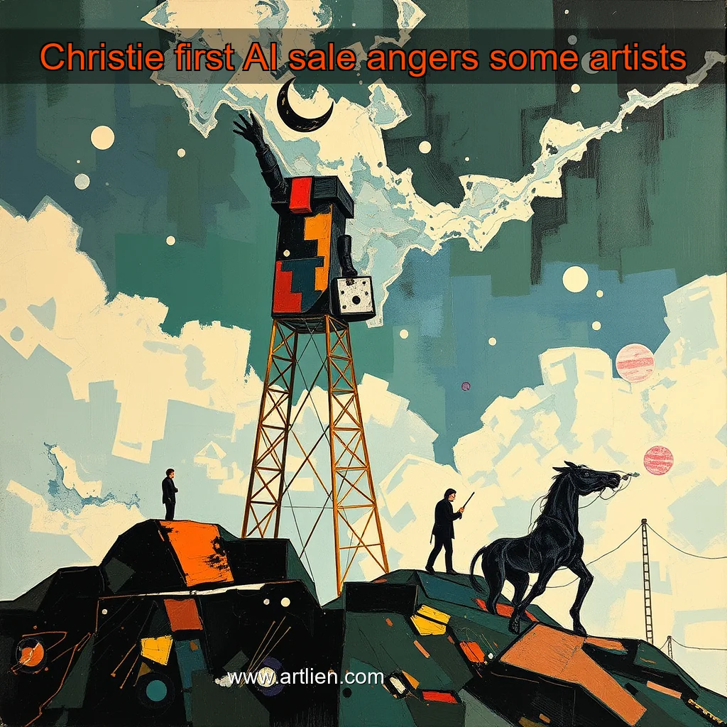 Artistic representation for Christie first AI sale angers some artists