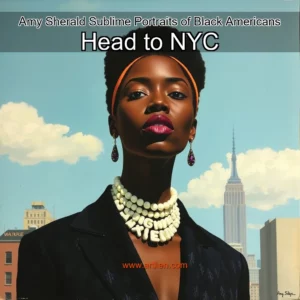 Artistic representation for Amy Sherald Sublime Portraits of Black Americans Head to NYC