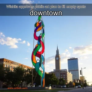 Artistic representation for Wichita approves public art plan to fill empty spots downtown