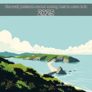 Artistic representation for Cornwall postcode named among best to move to in 2025