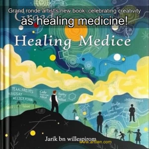 Artistic representation for Grand ronde artist's new book: celebrating creativity as healing medicine!