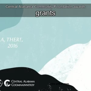 Artistic representation for Central Alabama Community Foundation awards grants