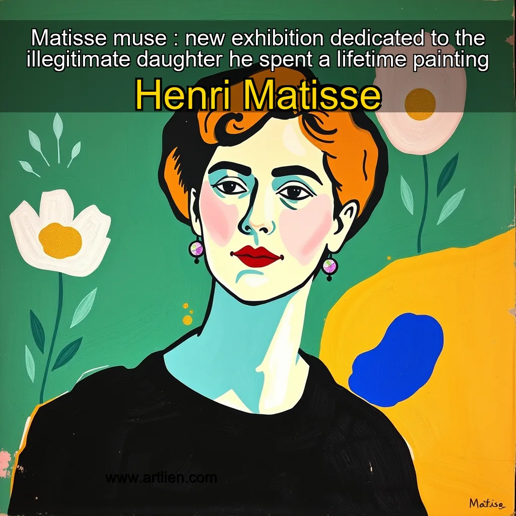 Artistic representation for Matisse muse : new exhibition dedicated to the illegitimate daughter he spent a lifetime painting Henri Matisse