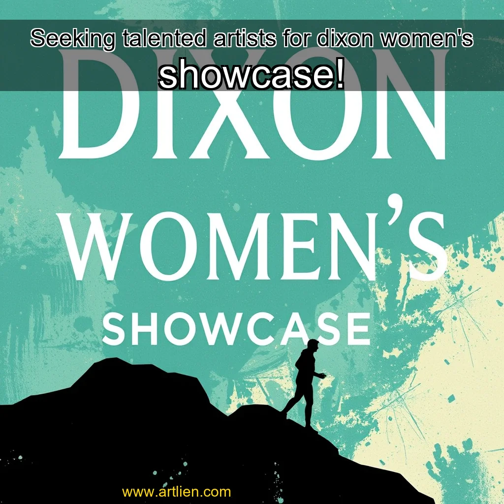 Artistic representation for Seeking talented artists for dixon women's showcase!