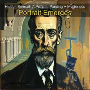 Artistic representation for Hidden Beneath A Picasso Painting A Mysterious Portrait Emerges