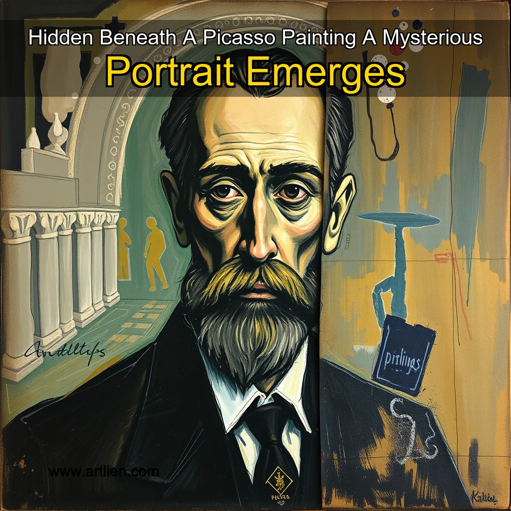 Artistic representation for Hidden Beneath A Picasso Painting A Mysterious Portrait Emerges