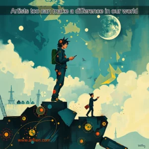 Artistic representation for Artists too can make a difference in our world