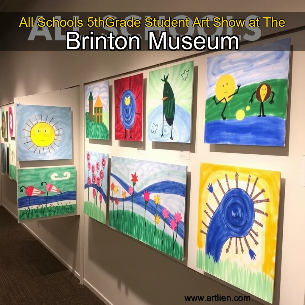 Artistic representation for All Schools 5thGrade Student Art Show at The Brinton Museum