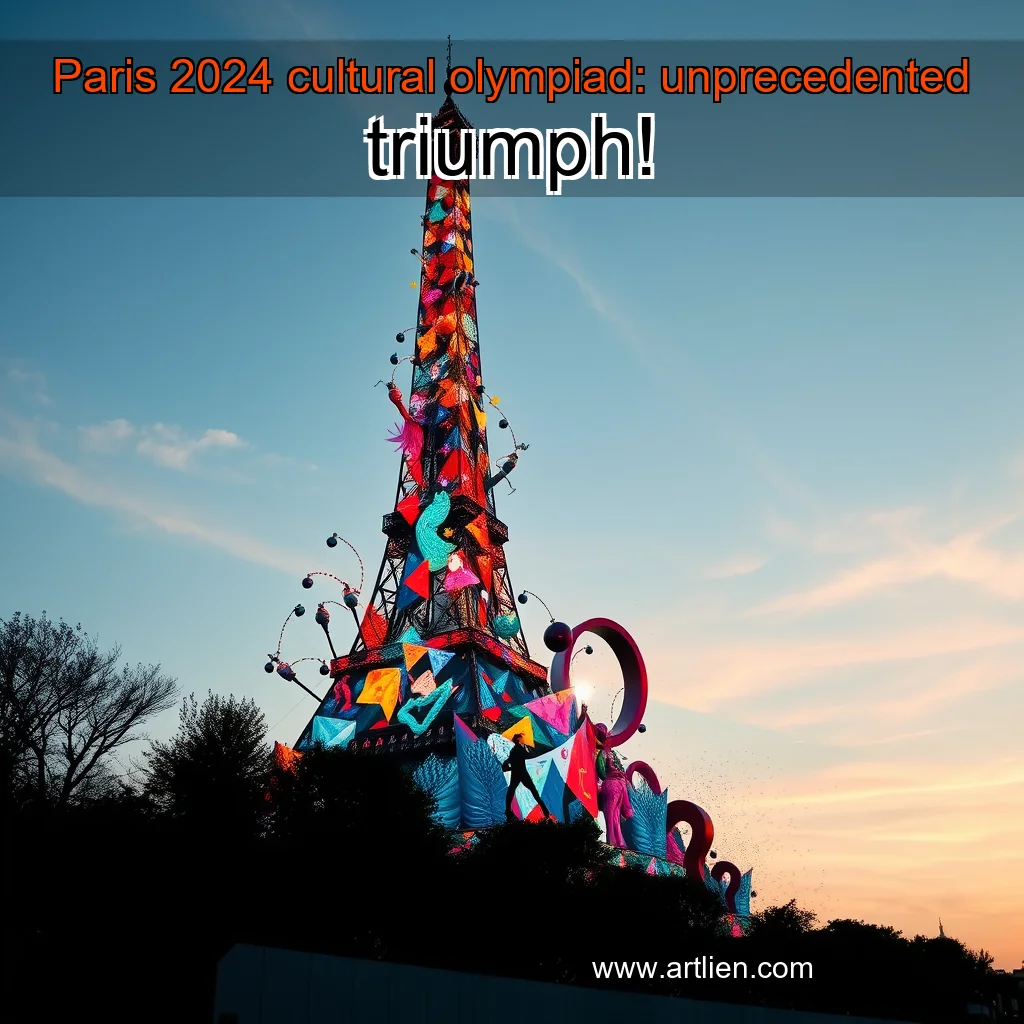 Artistic representation for Paris 2024 cultural olympiad: unprecedented triumph!