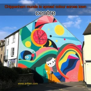 Artistic representation for Chippenham murals to spread colour across town centre