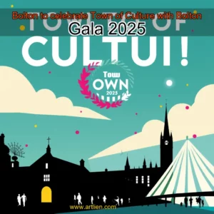 Artistic representation for Bolton to celebrate Town of Culture with Bolton Gala 2025