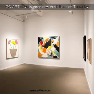 Artistic representation for GO ART unveils three new exhibitions on Thursday