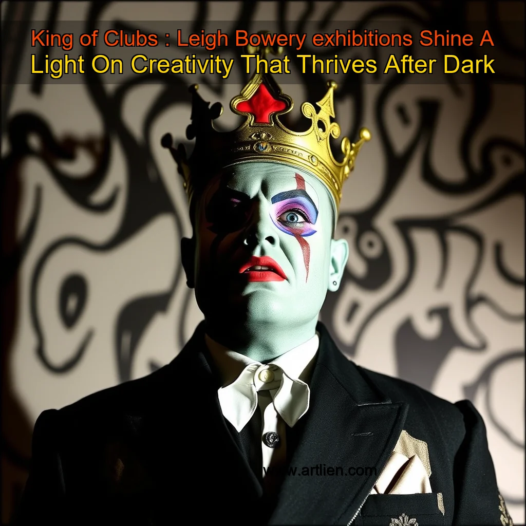 Artistic representation for King of Clubs : Leigh Bowery exhibitions Shine A Light On Creativity That Thrives After Dark