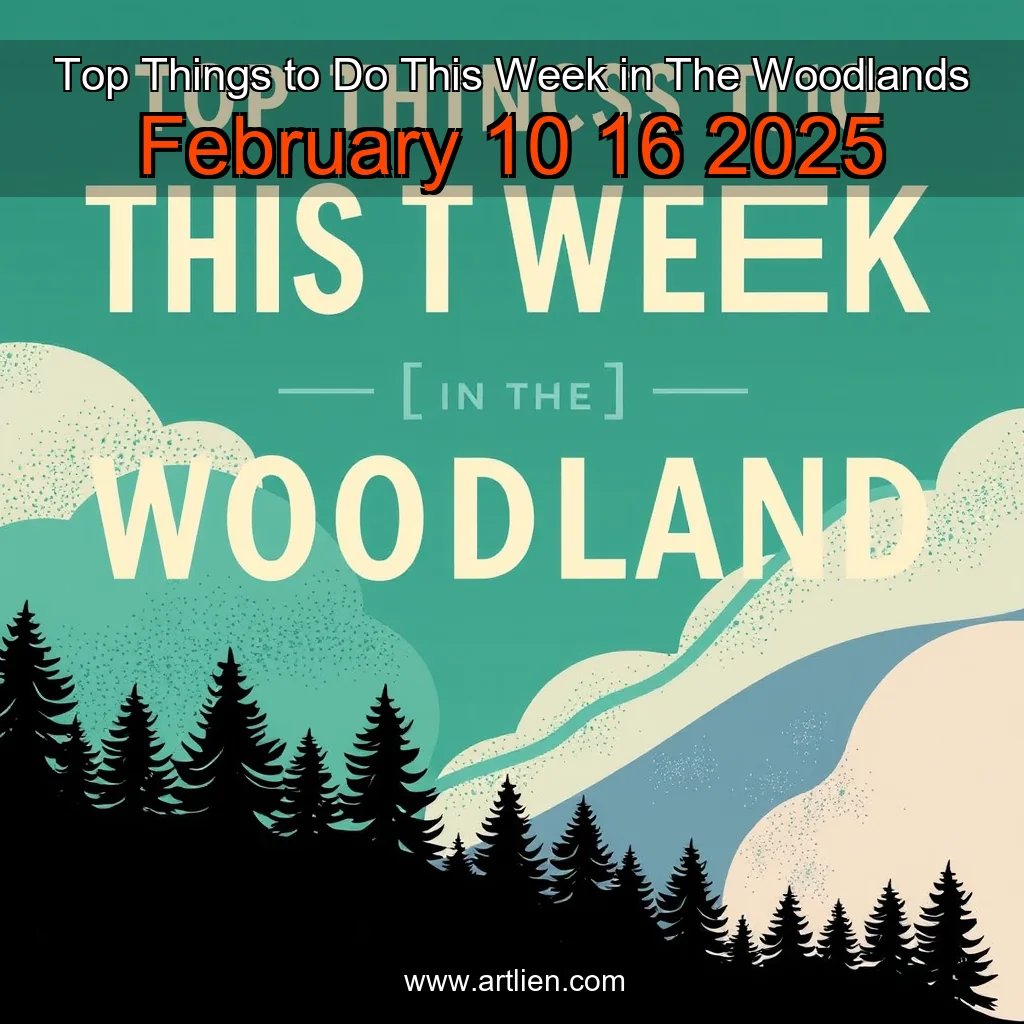 Artistic representation for Top Things to Do This Week in The Woodlands February 10 16 2025