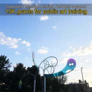 Artistic representation for Greenfield Recorder Ashfield Northfield awarded 15K grants for public art training