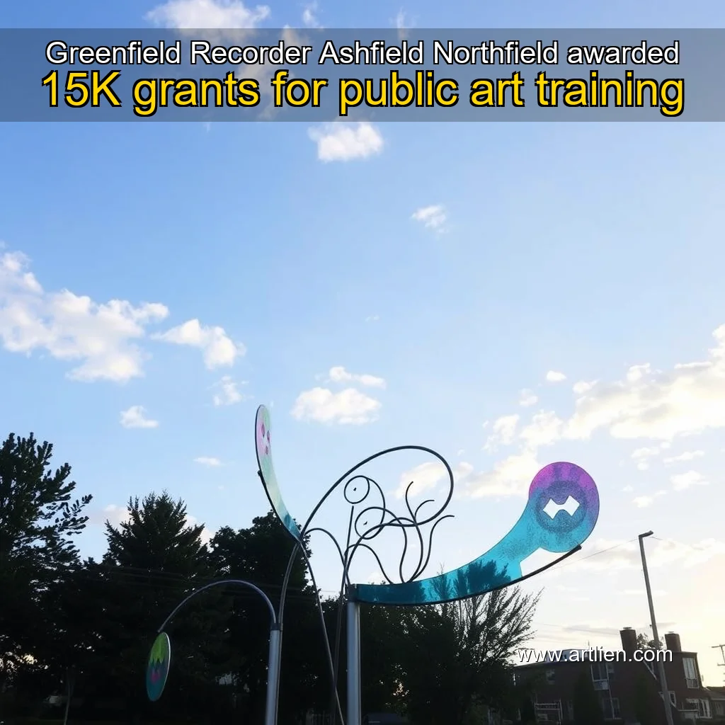 Artistic representation for Greenfield Recorder Ashfield Northfield awarded 15K grants for public art training