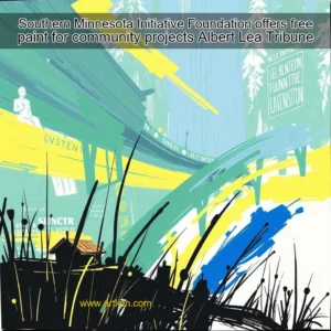 Artistic representation for Southern Minnesota Initiative Foundation offers free paint for community projects Albert Lea Tribune