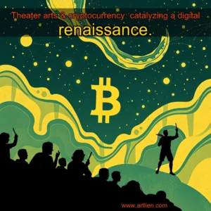Artistic representation for Theater arts & cryptocurrency: catalyzing a digital renaissance.
