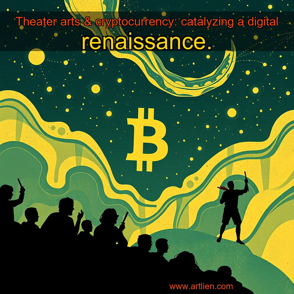Artistic representation for Theater arts & cryptocurrency: catalyzing a digital renaissance.