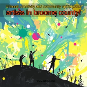 Artistic representation for Unleash creativity and community spirit: youth artists in broome county!