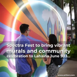 Artistic representation for Spectra Fest to bring vibrant murals and community celebration to Lahaina June 9 13 : Maui Now