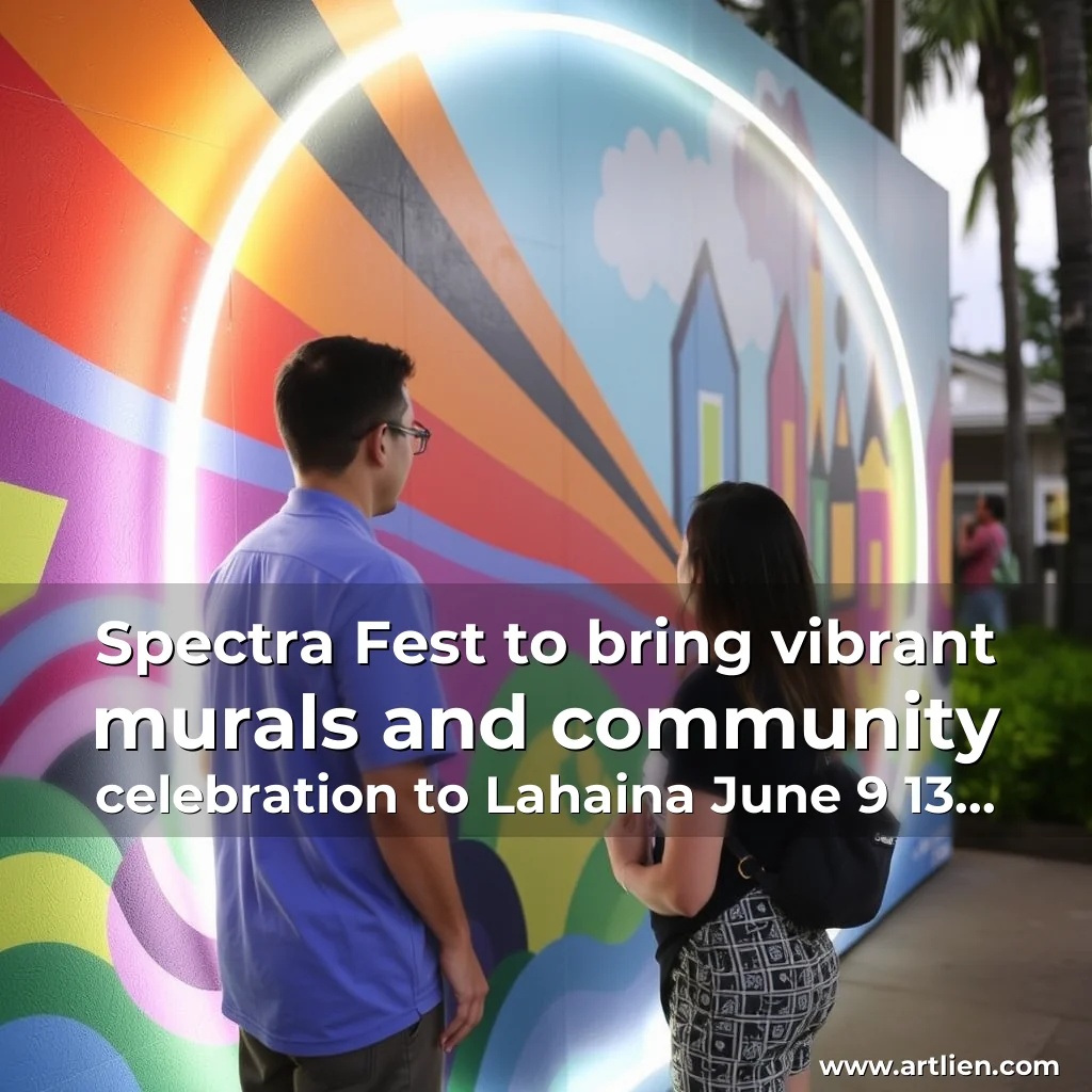 Artistic representation for Spectra Fest to bring vibrant murals and community celebration to Lahaina June 9 13 : Maui Now