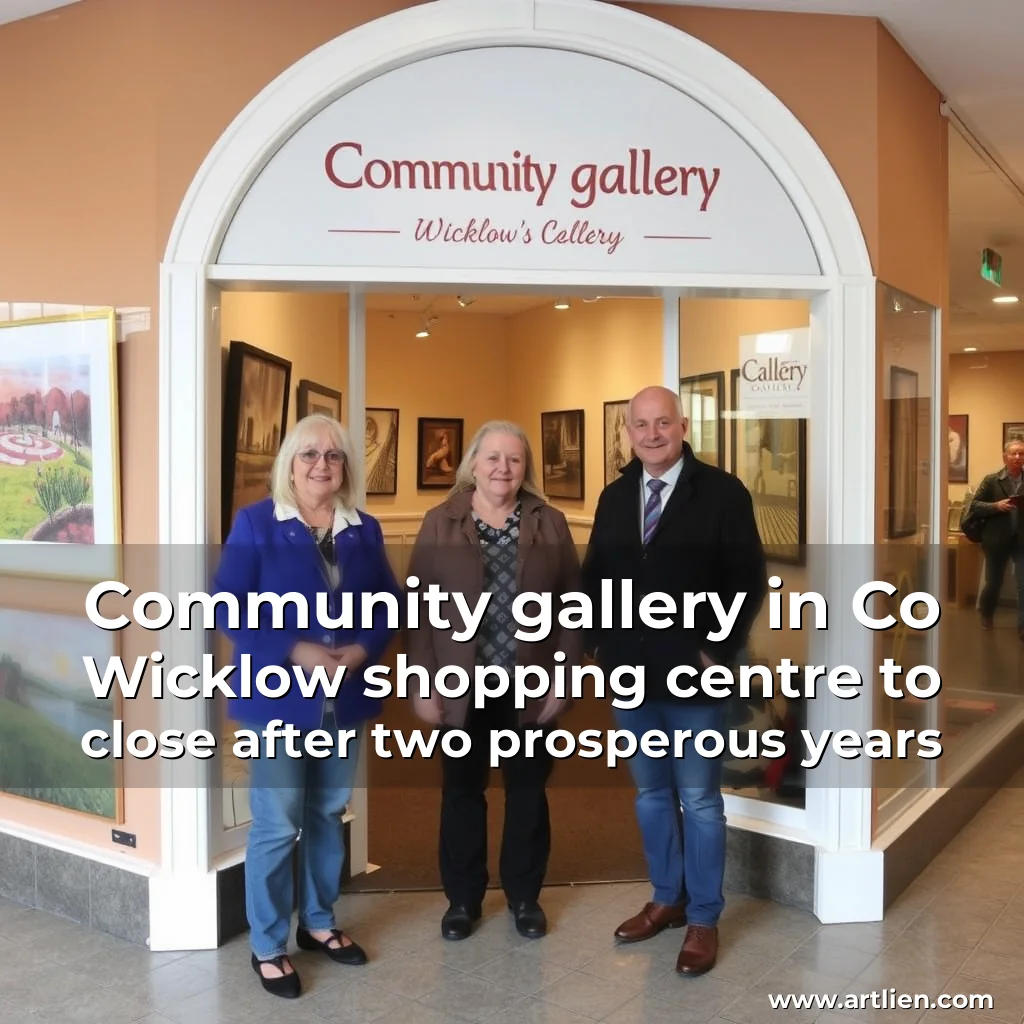 Artistic representation for Community gallery in Co Wicklow shopping centre to close after two prosperous years