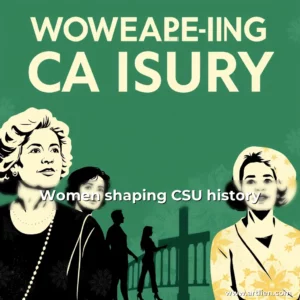 Artistic representation for Women shaping CSU history