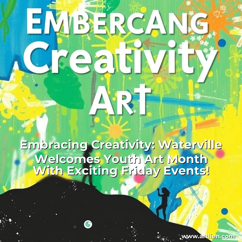 Artistic representation for Embracing Creativity: Waterville Welcomes Youth Art Month With Exciting Friday Events!