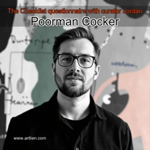 Artistic representation for The Checklist questionnaire with curator Jordan Poorman Cocker