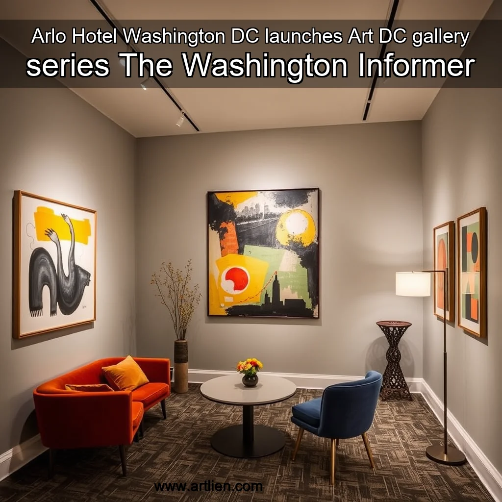 Artistic representation for Arlo Hotel Washington DC launches Art DC gallery series The Washington Informer