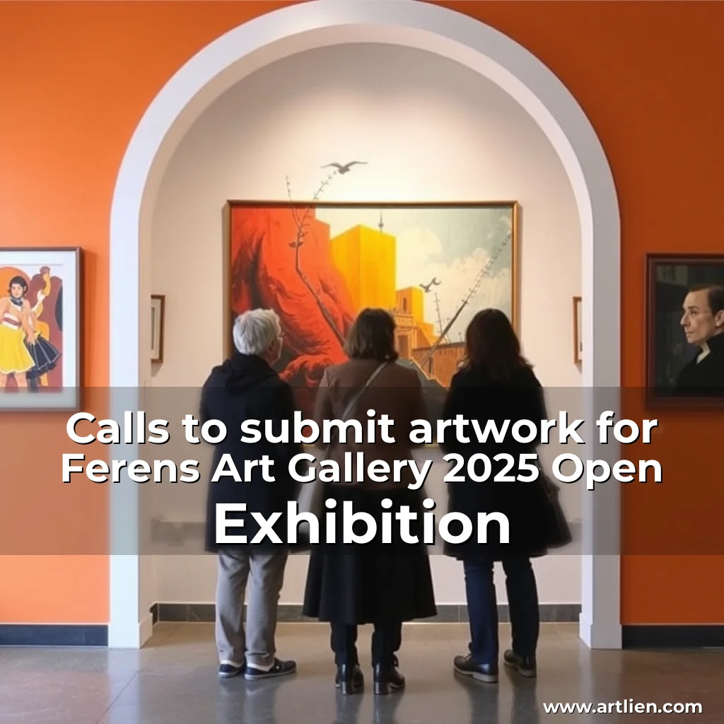 Artistic representation for Calls to submit artwork for Ferens Art Gallery 2025 Open Exhibition