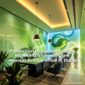Artistic representation for Production house electriclime MENA expands with new Alserkal Avenue office in Dubai