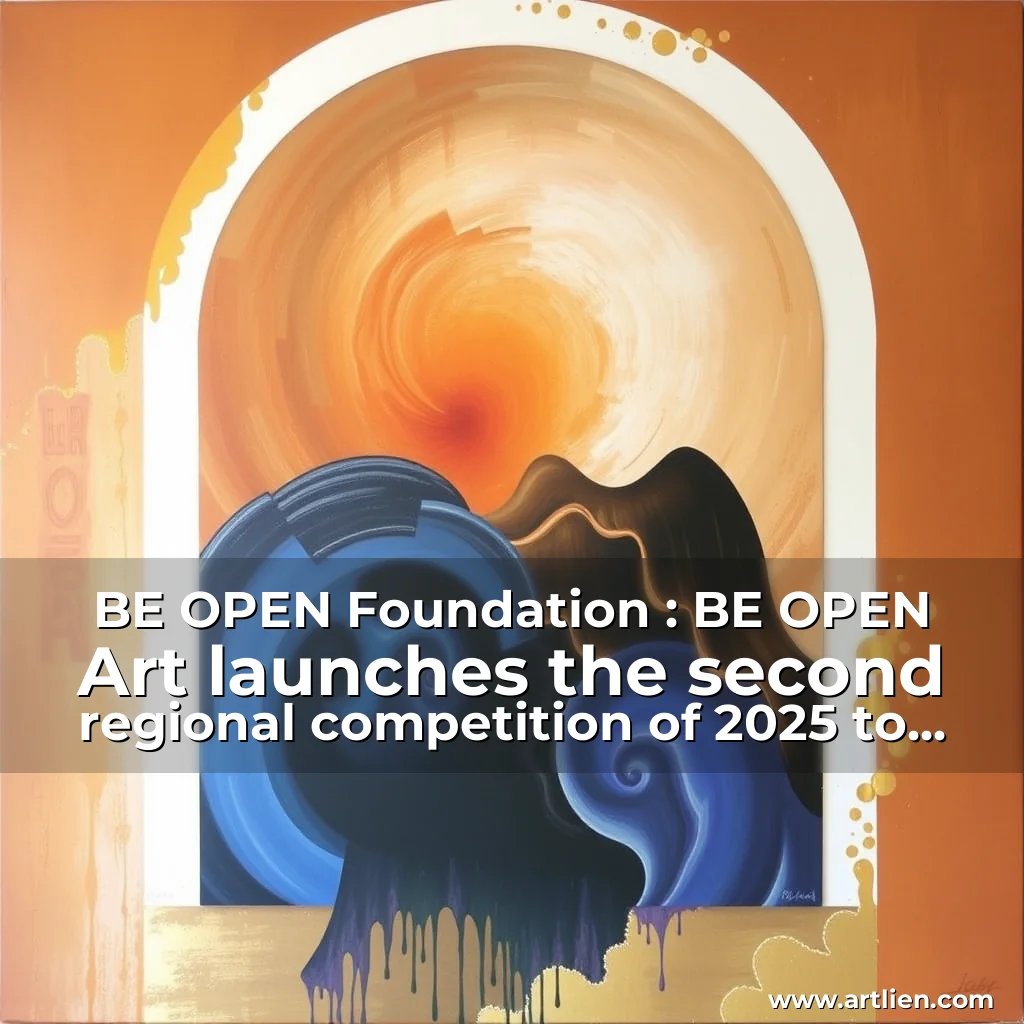 Artistic representation for BE OPEN Foundation : BE OPEN Art launches the second regional competition of 2025 to support emerging artists of Oceania