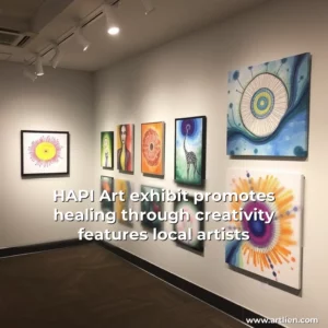 Artistic representation for HAPI Art exhibit promotes healing through creativity features local artists