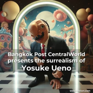 Artistic representation for Bangkok Post CentralWorld presents the surrealism of Yosuke Ueno