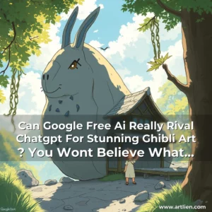 Artistic representation for Can Google Free Ai Really Rival Chatgpt For Stunning Ghibli Art ? You Wont Believe What Happened When I Asked It To Draw One For Me!
